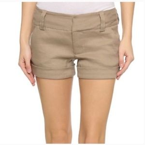 Alice and Olivia Khaki Shorts